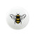 Abbott Collection 27-Buzz Yellow Bee Drawer Knob-1.5" D, 1.5 inches in Diameter, Pindish