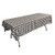 LA Linen Polyester Gingham Checkered Rectangular Tablecloth, White/Black, 60" x 84"