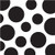 Creative Converting Celebrations 16 Count Chevron and Polka Dots Beverage Napkins, Black Velvet