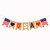 IMIKE American Independence Day Patriotic Burlap Banner 4th of July Decor Red White and Blue Theme Party Supplies