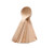 Perfectware 4'' Green Mini Wooden Spoons, Biodegradable Compostable Birchwood 200ct.