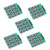 Willwin 5pcs 4x4 Matrix 16 Keypad Keyboard Module 16 Button Mcu for Arduino
