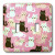 3dRose lsp_50928_2 Puddy Cats In Pink n Black Double Toggle Switch