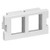Leviton 41291-2QW 2-Port Multimedia Outlet System QuickPort Adapter Module, 1 Unit High, White