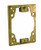 Hubbell-Raco 6228 1-Gang Rectangular Floor Box Cover Flange