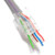 CESS CAT6 Pass Through Type RJ45 RJ-45 8P8C Modular Ethernet Net Network End Plug Cable Connectors (LW) (100 Pack)