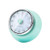 Rommeka Magnetic Mechanical Timer Round Magnet Mechanical Rotate Countdown Clock Timer 60 Minute Visual Kitchen Countdown Timer With Alarm for Cooking Baking Steaming (green)
