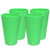 Silipint Silicone Pint Glass Set of 4, Patented, BPA-Free, Shatter-proof, Unbreakable Silicone Cup Drinkware (4-Pack, Glow Green)