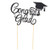 Black Glitter Congrats Grad 2019 Graduation Cake Topper-Congrats Grad Party Decorations Supplies-High School Graduation, College Graduate Cake Topper