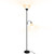 LED Floor Lamp, Modern Standing Uplight, 9W+4W Energy Saving LED Bulbs, with Adjustable Reading Light, 3000K Warm White, Torchiere Floor Lamps for Living Room, Bedroom, Office, Working, Reading