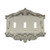 Nostalgic Warehouse 720012 Victorian Switch Plate with Triple Toggle Satin Nickel