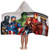 Jay Franco Marvel Avengers Hooded Bath/Pool/Beach Towel, Gray