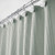mDesign Hotel Quality Polyester/Cotton Blend Fabric Shower Curtain with Waffle Weave and Rustproof Metal Grommets for Bathroom Showers and Bathtubs - 72" x 72" - Sea Green