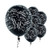 Birthday Confetti Black Latex Balloons | Pack of 6 | Party Decor