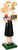 Santa's Workshop Teacher Nutcracker, 14" Tall, White/Black/Red/Green