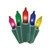 Brite Star 100 Count Mini String to String Christmas Lights, Green Wire, Multicolor