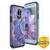TJS Case for Samsung Galaxy J3 2018/J3 V 2018/J337/Express Prime 3/J3 Star/J3 Orbit/J3 Achieve/J3 Prime 2/Amp Prime 3/Sol 3, with [Tempered Glass Screen Protector] Hybrid Shockproof (Mandala)