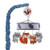 Lambs & Ivy Little Campers Musical Baby Crib Mobile - Blue, White, Animals