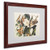 Black-Billed Cuckoo Matted Artwork by John James Audubon with Wood Frame, 16 by 20-Inch