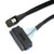 Cablecc 100cm SFF-8484 SAS 32Pin 4i to SFF-8087 Mini SAS 4i 36Pin Cable Server raid Cable