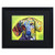Dachshund by Dean Russo, Black Matte, Black Frame 16x20-Inch