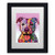 Cherish The Pitbull by Dean Russo, White Matte, Black Frame 11x14-Inch