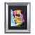 Elvis Presley by Dean Russo, Black Matte, Silver Frame 11x14-Inch