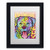 Rottweiler Luv by Dean Russo, White Matte, Black Frame 11x14-Inch