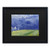 Trademark Fine Art Wheatfields Under Thundercloud by Vincent Van Gogh, Matte, Black Frame 11x14, Black, Black