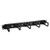 Server Rack Cable Management - with Holes - 1U - D-Ring Hooks - Horizontal - Cable Organizer - Cord Management