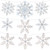 Martha Stewart 30068366 Die Cut Paper Snowflake Garland, Multicolor