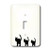 3dRose lsp_30992_1 Three Black Cats Toggle Switch Multi-Color