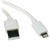 Tripp Lite Apple MFI Certified 3-Feet 1M Lightning to USB Cable Sync Charge iPhone/iPod/iPad - White (M100-003-WH)