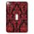 3dRose lsp_62562_1 Victorian Red n Black Damask Single Toggle Switch Multicolor