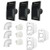 Cen-Tec Systems 93895 3 Inlet Central Vacuum Installation Kit Black