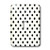 3dRose LLC lsp_20401_1 White and Black Polka Dot Print Single Toggle Switch