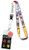 RWBY Emblems ID Lanyard Badge Holder with 2" Rubber Pendant Ruby Weiss Blake Yang