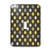 3dRose lsp_44251_1"Yellow And Gray Dots On A Black Background" Toggle Switch