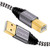 Printer Cable 20ft/6m, Yeung Qee High Speed USB 2.0 A Male to Type B Male Printer Scanner Cable Cord Compatible with HP, Canon, Epson, Dell, Brother, Lexmark, Xerox, Samsung etc
