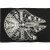 Star Wars Millennium Falcon Bath Rug, Black/Silver