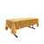 LA Linen Polyester Poplin Rectangular Tablecloth, 60" x 102", Gold