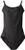 Capezio Big Girls' Classics Camisole Leotard with Adjustable Straps, Black, Large