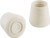 Shepherd Hardware 3212 3/4-Inch White Rubber Leg Tip, 40-Pack
