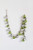 Creative Co-op Silver & Green Glass Bead Garland, Green