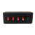 Abrams Taurus Premium 12V Switch Box Panel - (4) ON/OFF Rocker Switch with LED Light & (1) Momentary Switch Plate - 2 x 15 Amp Inline Fuse - Dimensions: 5.74"L x 2.2"H x 1.57"D
