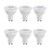LED MR16 GU10 Spotlight Light Bulb, 7W (50W Equivalent), Dimmable, 3000K Bright White, 520 Lumens, Energy Star, 120V, (6 Pack)