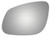 Flat Driver Side Mirror Replacement Glass for 2006 PORSCHE CAYENNE