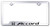 Honda Accord Chrome Stainless Steel License Plate Frame