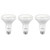 Philips LED 464180 65 Watt Equivalent Daylight Dimmable BR30 LED Light Bulb, 3 Pack, Piece
