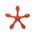 Polaroid Flexi-Pod Tripod/Mount Cube, Cube+ HD Action Lifestyle Camera - Red